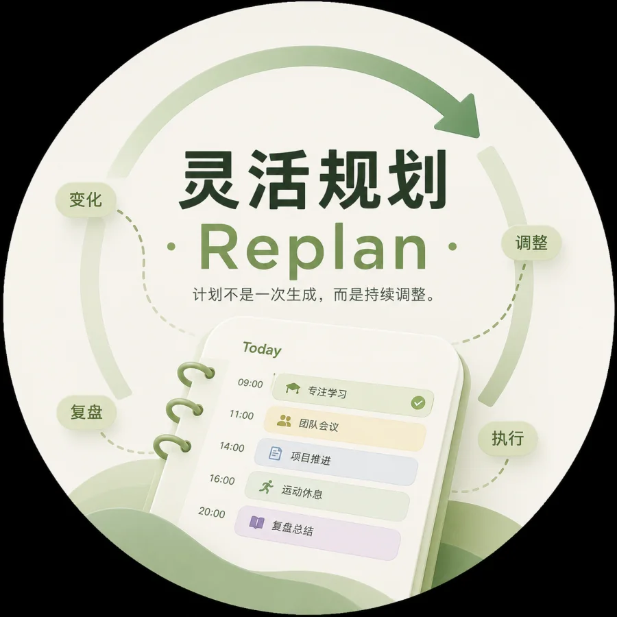 灵活规划（Replan）项目封面